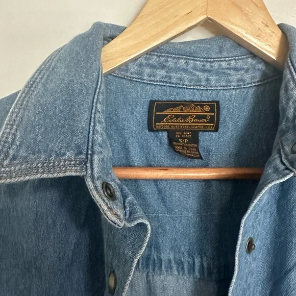 Vintage Eddie Bauer Blue Denim dress - Picture 2 of 3